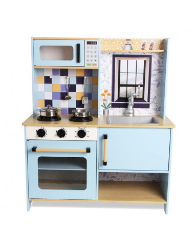 Cocina Madera 2 modulos con accesorios
