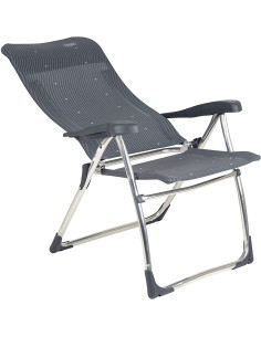 Silla Crespo plegable en aluminio gris Antracita 2