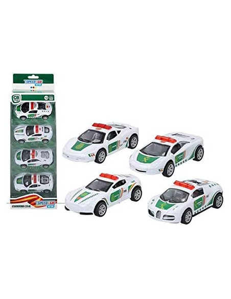 Coche Guardia Civil Fun Speed & Go, 4 pcs