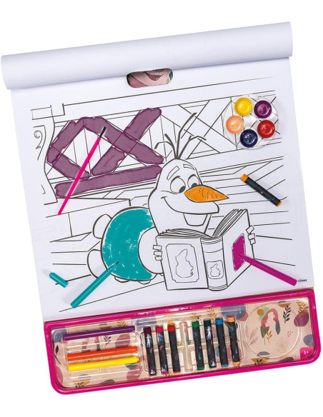 Actividades Giga Block 5 en 1 Frozen, 25 Hojas para Colorear