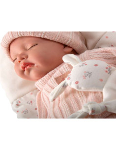 Reborn Arias 45 cm Daira con cojin Dou Dou (ojos cerrados) 2