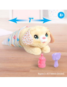 Mascota interactiva de Peluche furReal Newborns Puppy -... 2