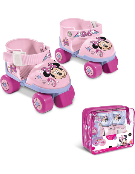 Patines de Ruedas Ajustables Minnie Disney para Niños, Talla del 22 al 29