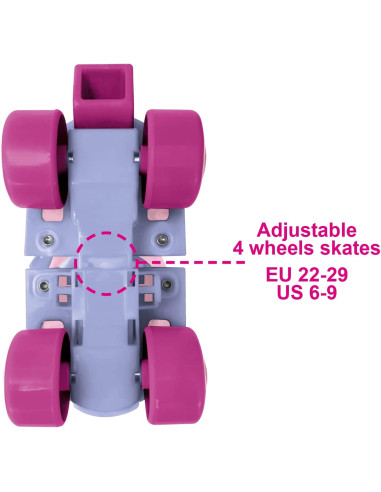 Patines de Ruedas Ajustables Minnie Disney para...