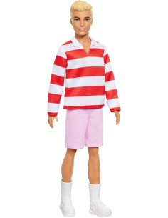 Barbie Fashionistas Ken Muñeco n. 241 rubio con un polo...