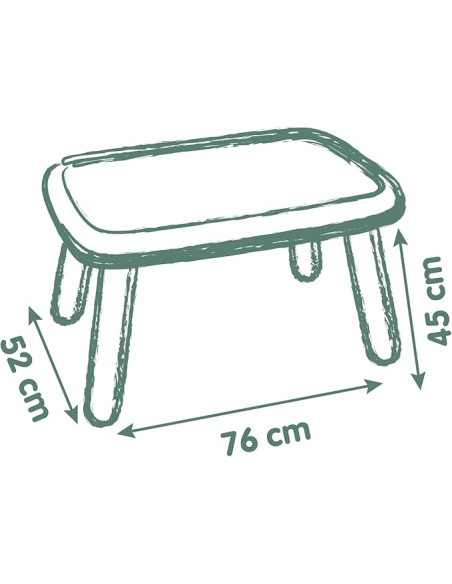 Mesa Infantil - Uso Interior y Exterior
