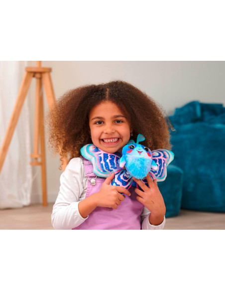 Fluffyfly Peluche Mariposa Inflable 30 cm. Efecto Sorpresa con Confeti.