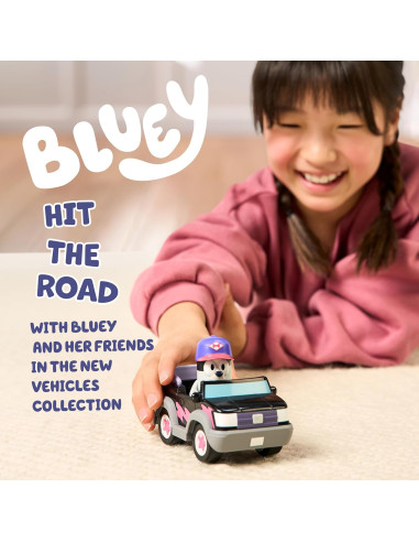 Bluey Circula Amigos en Este simpático vehículo...