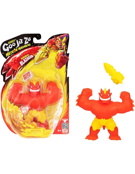 Figura Goo Jit Zu Meteor Blazagon Estirable