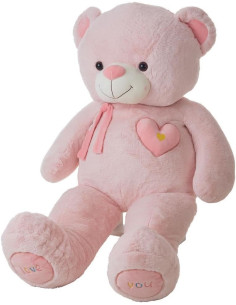 Oso Valentin Rosa 55 CM