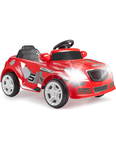 FEBER - Twinkle Car R/C, Coche Eléctrico con Radio Control, Batería de 12V  LT Rojo