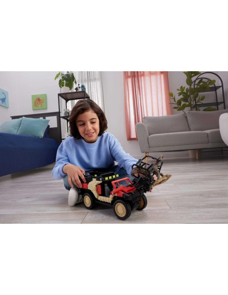 Mattel Jurassic World: El Renacer Matchbox RC Cazadinosaurios teledirigido