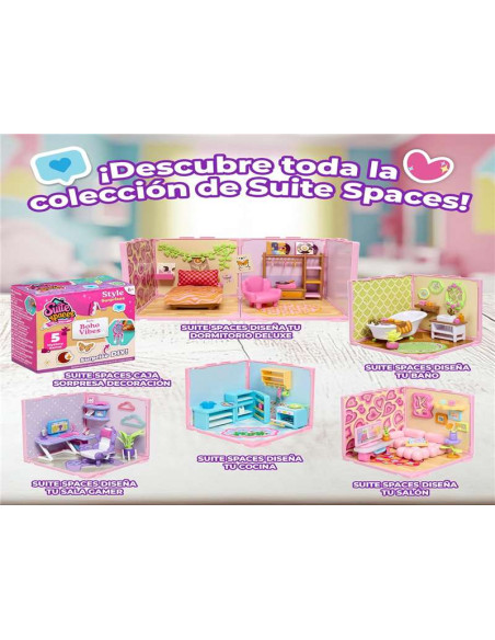 Suite Spaces Diseña tu Sala Gamer, Set DIY Modular Personalizable con Muebles y Accesorios