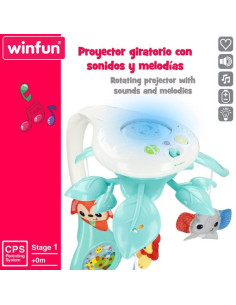 Winfun - Móvil Cuna Bebé Con Luces, Sonido Y Melodías... 2