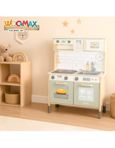 Woomax - Cocina De Madera Eléctrica Con Luz, Sonido Y... 2