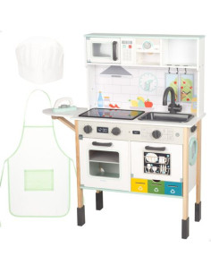 Woomax - Cocina De Madera Eléctrica Con Luz, Sonido Y...