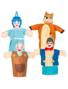 Colorbaby Cucu Show - Set 4 Marionetas 25 Cm Pinocho
