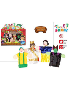 Marionetas Blancanieves Set 4 Piezas. 25 Cm 2