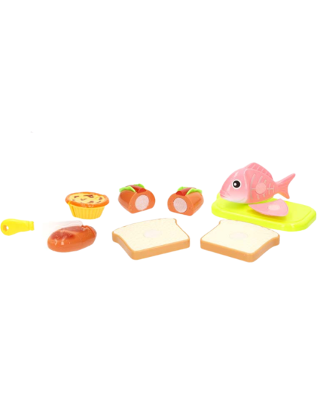 My Home - Set Comida Velcro con cuchillo