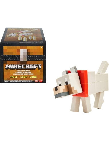 Minecraft Dungeons Lobo Figura de fusión