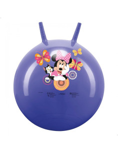 Pelota saltarina de Minnie Mouse morada 45cm