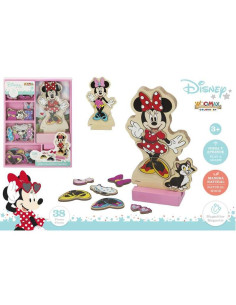 Juego De Madera Vestidos Magneticos Disney Minnie 22x30... 2