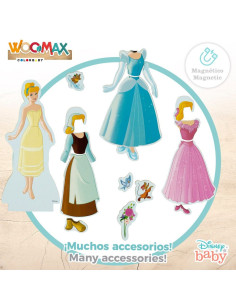Puzzle Magnético Woomax Disney Princesas Cenicienta 2