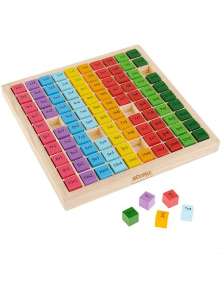 Tabla De Multiplicar De Madera Woomax