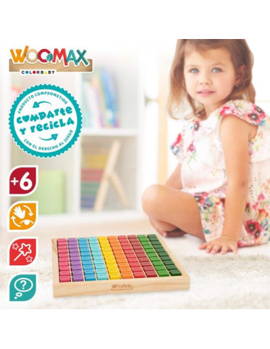 Tabla De Multiplicar De Madera Woomax