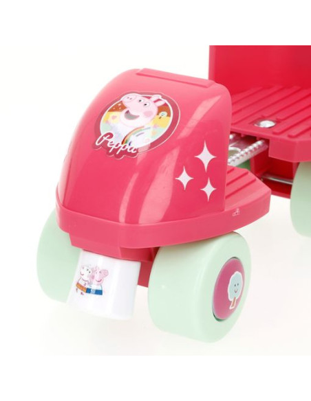 Peppa Pig - Patines 4 Ruedas Máx. 20 Kg +3 Años
