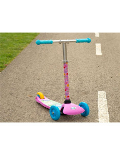 Peppa Pig - Patinete 55x23x68 Cm 3 Ruedas Con Luces +3... 2