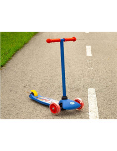 Spidey - Patinete 55x23x68 Cm 3 Ruedas Con Luces +3 Años... 2