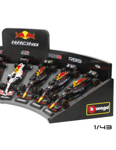 Burago - Set 7 Coches F1 Red Bull 1:43 Con Expositor 2