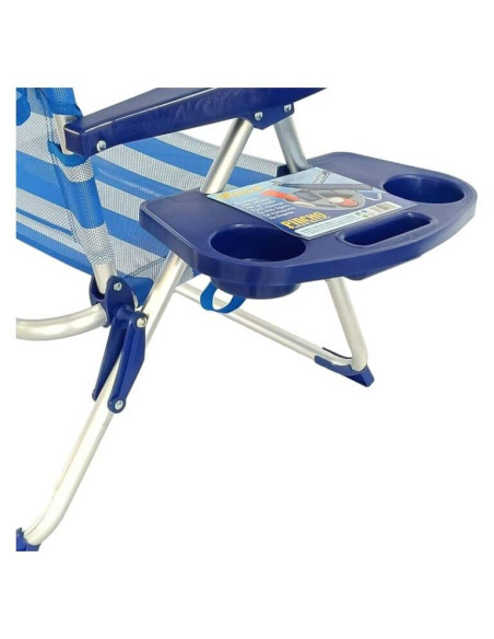 Mesa auxiliar para silla de playa