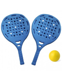 Set Pala Padel Azul con Pelota