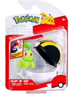 Pokemon Clip n Go Chikorita + figura Ultra Ball