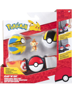 Pokémon PKW4168 - Set de cinturón Panflam Clip ‘N’ Go