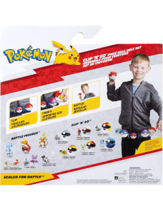 Pokémon Eevee Clip ´N´ Go Belt Set - Figura de Batalla de... 2