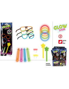 Pack Fiesta Glow in the Dark – 15 Piezas Luminosas