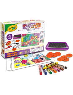 CRAYOLA - Stamp and Colouring Set, Actividad Creativa...