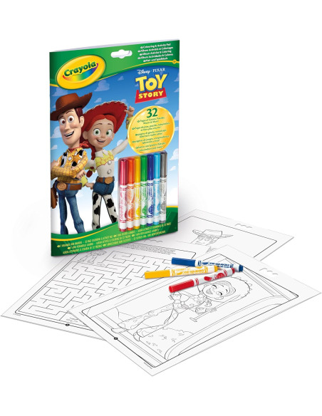 Set Libro de colorear y actividades Toy Story Crayola