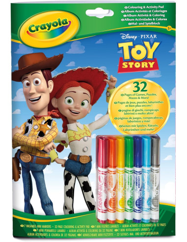 Set Libro de colorear y actividades Toy Story...