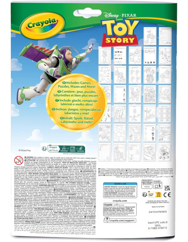 Set Libro de colorear y actividades Toy Story...