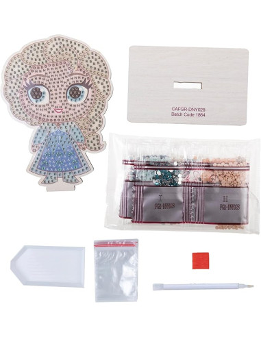 Crystal Art Buddy Elsa 12cm - Dibuja con perlas