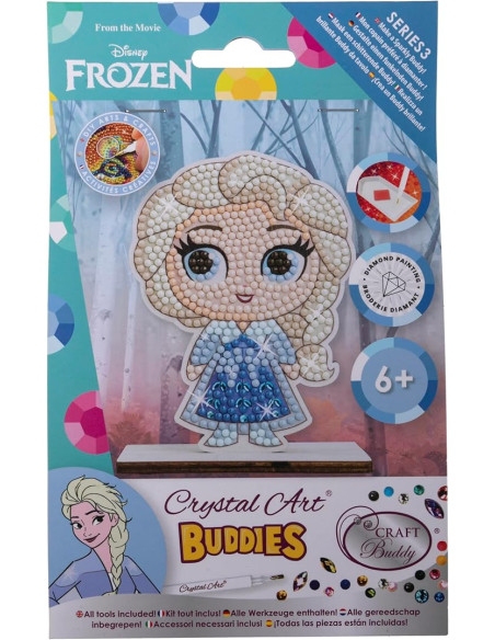 Crystal Art Buddy Elsa 12cm - Dibuja con perlas