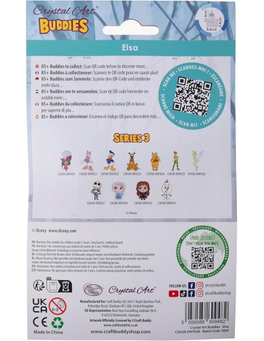 Crystal Art Buddy Elsa 12cm - Dibuja con perlas