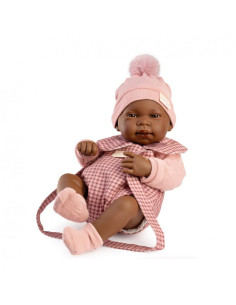 Muñeca Recién Nacida Indira Portabebé 42cm Muñecas...