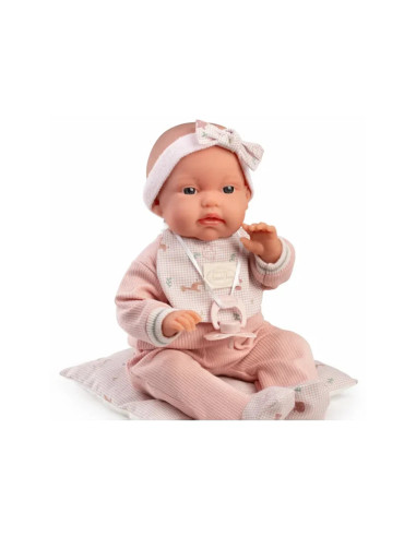 Muñeca Toneta Con Babero Posturitas. Cuerpo...