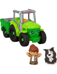 Fisher-Price Little People Tractor de Arrastre Infantil,...