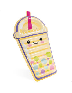 Colchoneta Hinchable Vaso de Té con Carita Sonriente